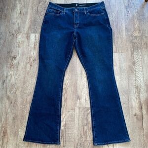 NY&C Curvy High Rise Bootcut Women's Blue Jeans